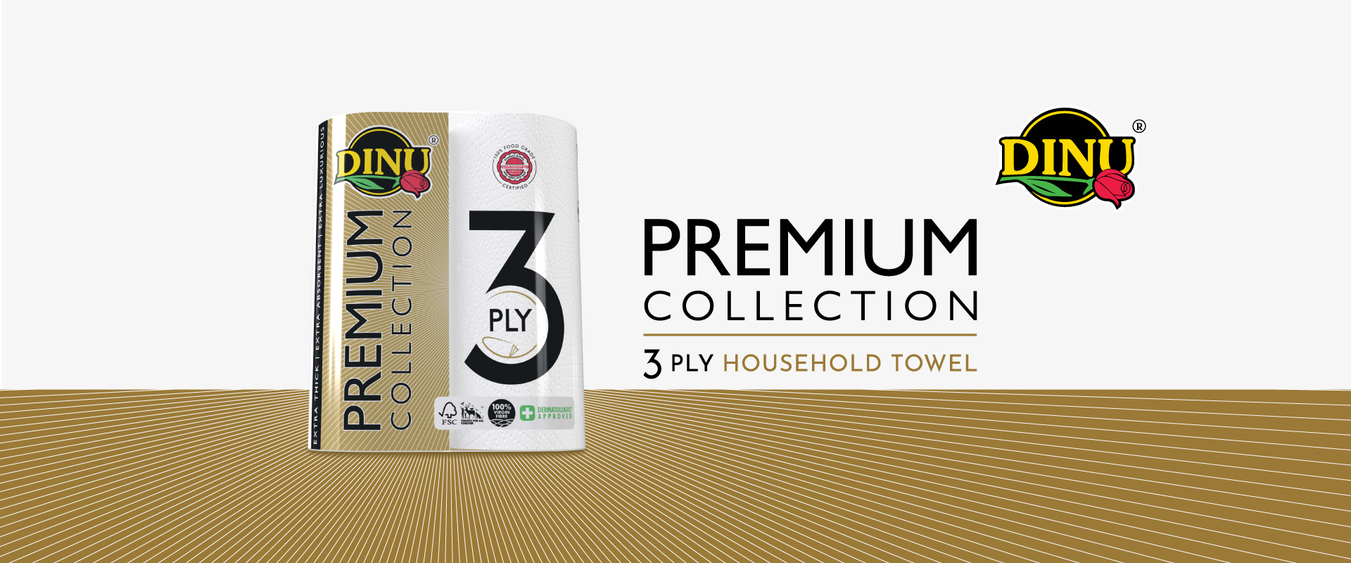 DINU Premium Collection - 3 Ply Household Towel